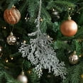 thumbnail image 1 of Christmas Garland for Stair Railing Adhesive Glitter Sequins Fruit Tree Branches Tassel Long Flower Strings Christmas Tree Rattan Hanging Decorations Holiday Decorations Holiday Floral Garland, 1 of 6