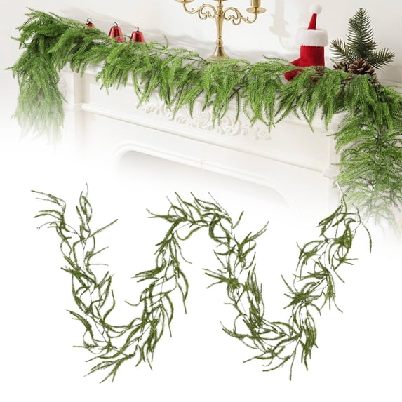 Christmas Garland For Stairs Simulation Rattan Decoration Christmas Rattan Home Decoration Artificial Needle Rattan In Stock Christmas Fireplace Decor
