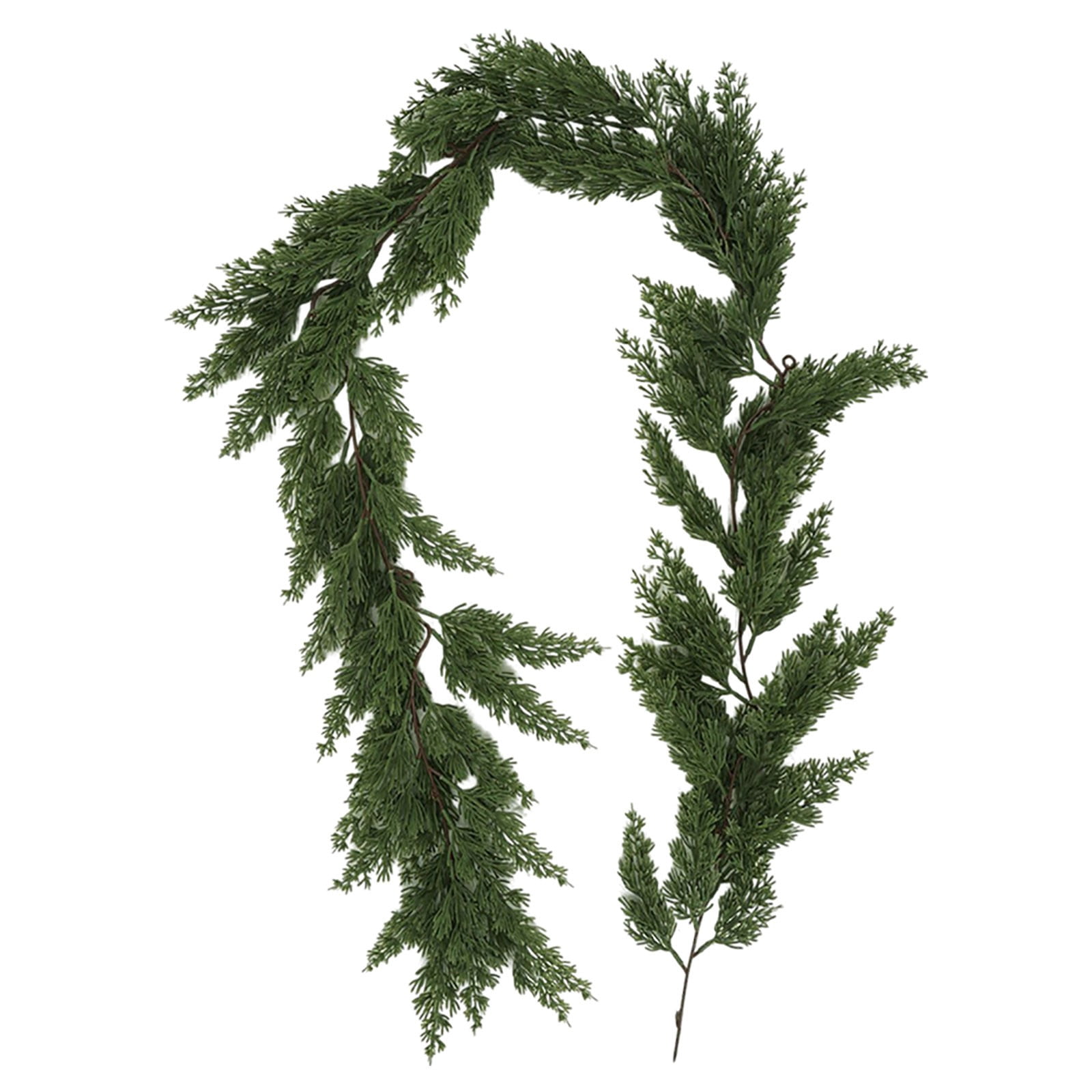 107 Inch Norfolk Pine Christmas Garland – Real Touch Artificial Greenery For Indoor/Outdoor Decor