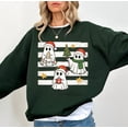 thumbnail image 1 of Christmas Ghost Sweatshirt, Cute Holiday Ghost Shirt, Retro Christmas Ghosts Sweatshirt, Spooky Christmas Sweatshirt, 1 of 6