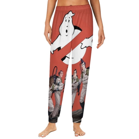 Christmas Ghostbuster Pajama Bottoms for Women Novelty Lounge Daily Cozy Soft Sleep Pajamas Pants Long Sleepwear