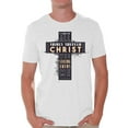 thumbnail image 1 of Christmas Gifs for Christian Dad Husband Men's Shirt Christian Men Tee I Can Do All Things Through Christ Who Strengthens Me Holy Bible Quotes Shirt for Men, 1 of 4