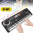 thumbnail image 2 of IMeshbean 61-Key Electronic Keyboard Piano For Kids – Beginner Music Set With Microphone, Stand, LED Display, Xmas Gift 2 of 4