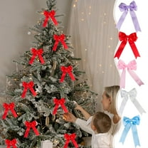 Christmas Gift Bag Bow Decorations Skegnu Christmas Bow Hand Made Ear Ribbon Lovely Ribbon Polyester Ribbon Bow Dovetail Bow Christmas Tree Decoration Chritmas Decor