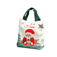 thumbnail image 1 of Christmas Gift Bag Canvas Tote Present Sack Christmas Eve Candy Apple Handheld Packaging Pouch, 1 of 5