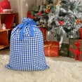 thumbnail image 1 of Christmas Gift Bag, Drawstring Gift Bag, Large Holiday Storage Christmas Gift Wrap Bag with Durable Canvas Fabric, Reusable Eco-Friendly Drawstring Closure, Portable and Wear-Resistant Design, 1 of 7