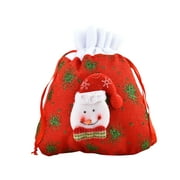Christmas Gift Bag Santa Claus ,Christmas Gift Bags, Linen Christmas Candy Bags, Tote Bags, Santa Claus Gift Bags
