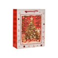 thumbnail image 1 of Christmas Gift Bags, 12.6X10.23X3.94" Xmas Present Bags with Handles, Red Plaid Christmas Treat Containers, Festive Wrapping Bags, Christmas Goodie Pouches, Reusable Paper Bags for Holiday Party, 1 of 2