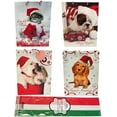 thumbnail image 1 of Christmas Gift Bags Bulk Set Includes 4 Large Bags and Tissue for Wrapping Holiday Gifts Santa Pets, 1 of 5
