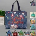 thumbnail image 1 of Christmas Gift Bags, Christmas Tote Bags with Reinforcement Handles, Christmas Treat Bags, Multifunctional Non-Woven Christmas Bags for Gifts Wrapping Shopping, Xmas Party Supplies, 1 of 4