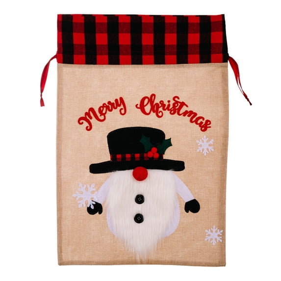 Christmas Gift Bags Large Santa Sacks Drawstring Christmas Bags Gift Bags,22" x 14"