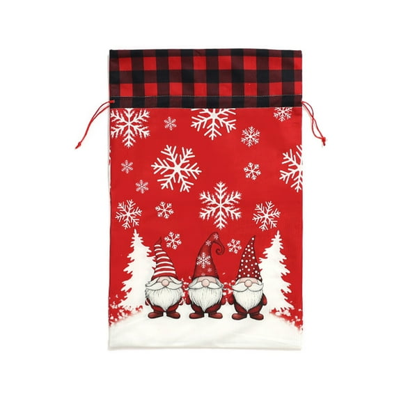 Christmas Gift Bags, Merry Christmas Gift Bags for Xmas Package Present Sack for Birthday Holiday Party Favors Supplies (C)
