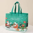 thumbnail image 1 of Christmas Gift Bags, Reusable Tote Bags, Non-Woven Fabric Christmas Party Favor Bags with Various Festive Patterns, Durable Eco-Friendly Holiday Gift Packaging Bags, 1 of 4