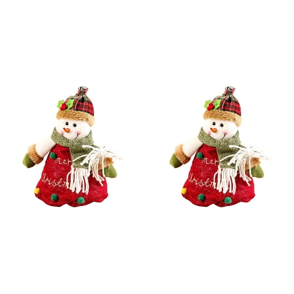 Christmas Gift Bags Zipper Design, 3d Christmas Doll Decoration, Cute Treat Pouches For Party Favors, Candy, Gift Card & Stocking Stuffers Snowman