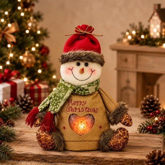 Christmas Gift Bags with Zipper Design, Cute 3D Character Candy Pouches ...
