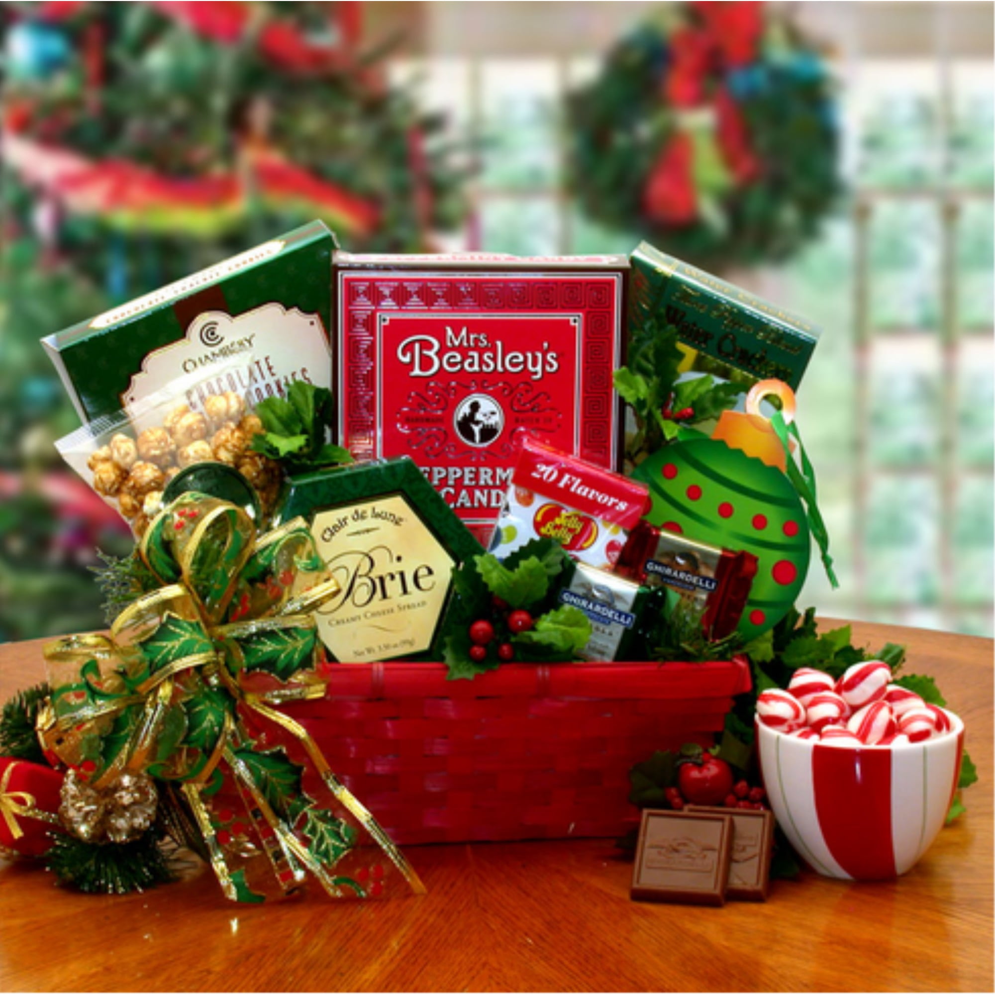 Christmas Gift Baskets Holiday Greetings Gift Basket 1 Basket