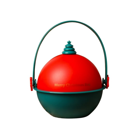 Christmas Gift Box, Christmas Fruit Gift Box, Plastic Christmas Apples Box for Candy Jewelry Small Gifts, Multicolor Thickened Large Capacity Storage Container 12x12x12cm