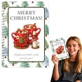 thumbnail image 1 of Christmas Gift Card Book, 14 Pages Spiral Bound Holiday Journal, Illustrated Scrapbook, Xmas Present and Desktop Holiday Decoration, Cup, 1 of 5