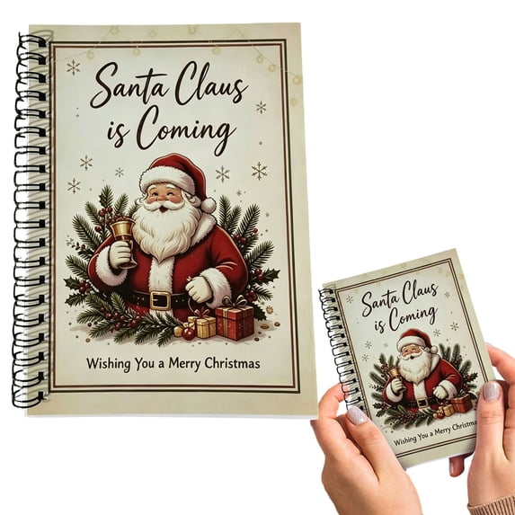 Christmas Gift Card Book for Adults, Christmas Stocking Stuffer, Merry Christmas Gift Cards, Spiral Bound Card Book- Surprises On Every Page, DIY Personalized Xmas Gifts for Family, Friends