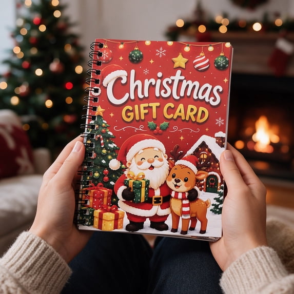 Christmas Gift Card Book,Christmas Card Holder,Merry Christmas Gift Card Book, Holiday Gift Card Holder For Family Friends Gift