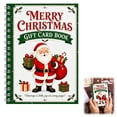 thumbnail image 1 of Christmas Gift Card Book, Merry Christmas Gift Card Book for Adults, Spiral Bound Holiday Journal, Christmas Card Organizer, Desk Decoration Book, 1 of 5