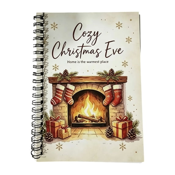 Christmas Gift Card Booklet DIY Christmas Gift Card Book Blank Spiral Bound Card Album Make Your Own Festive Card Storage Organizer for Handmade Craft Lovers Xmas Holiday DIY Project Gift