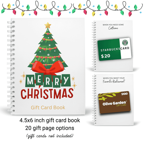 Christmas Gift Card Holder Gift Book