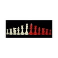 thumbnail image 1 of Christmas Gift Chess Set - Red Chess Pieces and Green Chess Board, 1 of 4