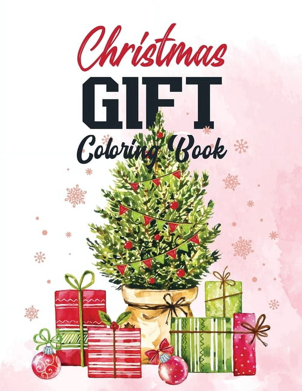 Christmas Gift Coloring Book : Adults Christmas Fun Coloring Pages ...