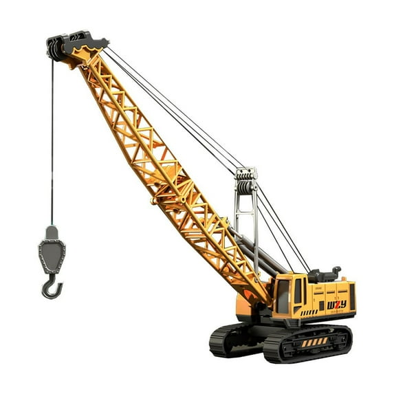 Christmas Gift Crane Toy Construction Toy Truck, Realistic Construction Vehicles Model for Kids, Crane Toys for Boys, Birthday Present for Age 3 and Up Kids