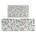 thumbnail image 1 of Christmas Gift and Deer Pattern Kitchen Rugs Sets Of 2,Anti Fatigue Kitchen Mat Rugs Non Slip Washable,Decorative Kitchen Floor Mats for Kitchen,Sink,Laundry,17"x30"+17"x47", 1 of 7