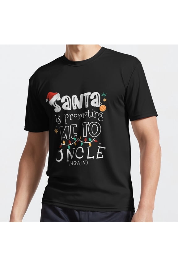 Christmas Gift For Uncle Promoted To Uncle Again Unisex T-Shirt, up to size 5XL