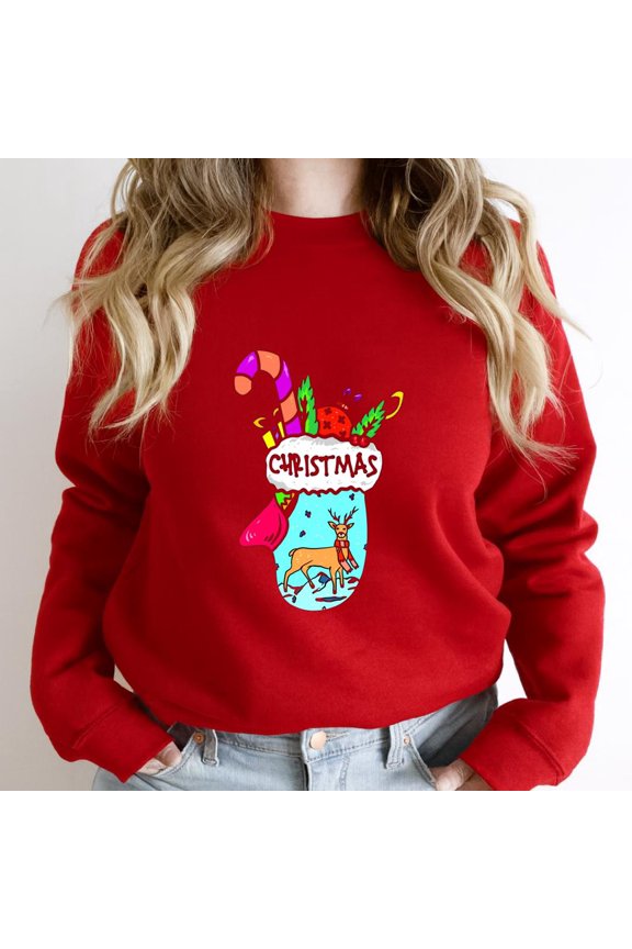 Christmas Gift Gloves Funny Holiday Mitten Graphic SW5515 Unisex Sweatshirt, Up to Size 5XL