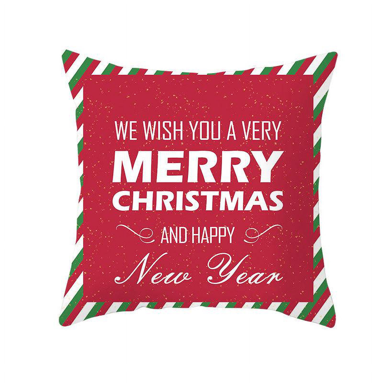 Christmas Gift Home Decor Sofa Cushion Printed Pillowcase Pillowcase