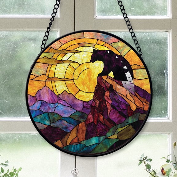 Christmas Gift Ideas - Archangel Michael Stained Glass Hanging Ornament - Coastal Christmas Tree Decor, Holiday Gift for Family & Friends, Keepsake 2025
