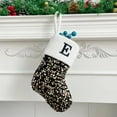 thumbnail image 1 of Christmas Gift Ofreoo Christmas Letter Solid Stocking Wool Pendant Christmas Decorations Gift Bag Socks Compression Stockings for Women, 1 of 3