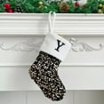 thumbnail image 1 of Christmas Gift Ofreoo Christmas Letter Solid Stocking Wool Pendant Christmas Decorations Gift Bag Socks Compression Stockings for Women, 1 of 3