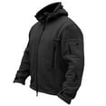 thumbnail image 1 of Christmas Gift Ofreoo Men's Outdoor Warm Inner Lining Fleece Jacket Hooded Top Solid Color Long Sleeved Hooded Casual Jacket/jacket, 1 of 8