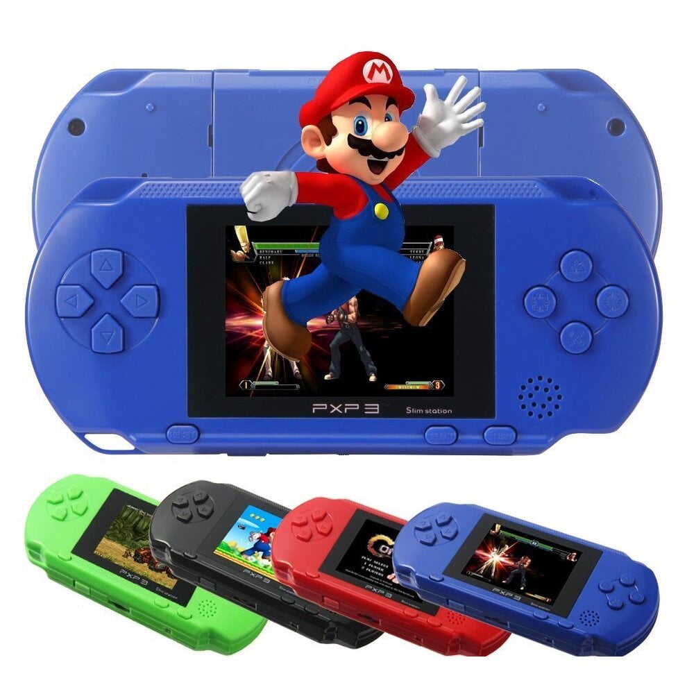 Console De Jeu Portable Pxp4 Lcd 2,2 Avec 45 Jeux Inclus