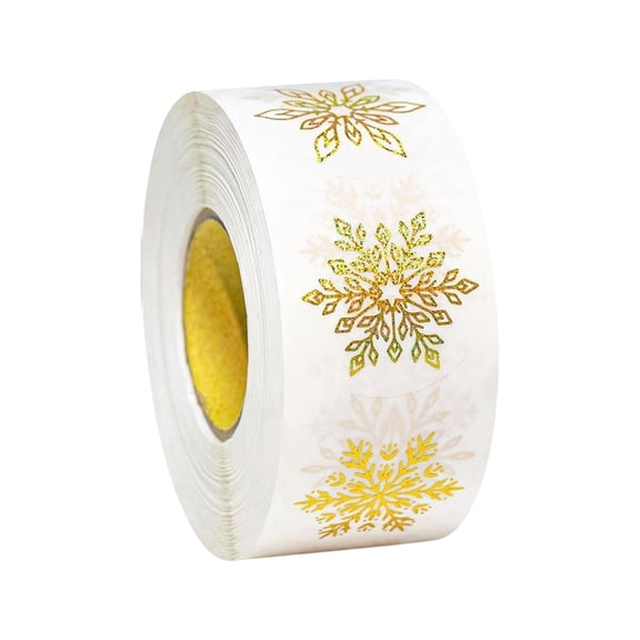 Decorative Sticker Snowflake Sticker Envelope Seals for Christmas Decoration