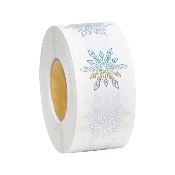 Decorative Sticker Snowflake Sticker Envelope Seals for Christmas Decoration