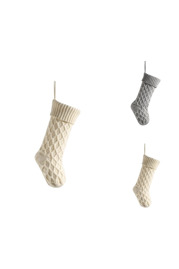 Christmas Gift Stocking Compression Socks for Women – Large Decorative Hanging Sock Design, Ideal for Holiday Decoration, Gift Storage, and Festive Display