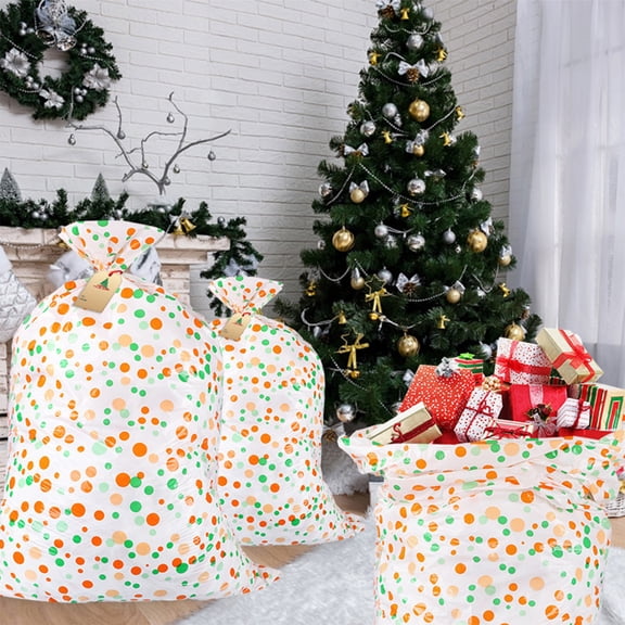 Christmas Gift Storage Bag Extra Large Capacity Holiday Organizer with Handle for Gift Wrapping Decorations Seasonal Storage and Festive Home Organization