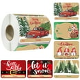 Christmas Gift Tags Christmas Labels Stickers, Self Adhesive Christmas