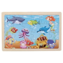 Christmas Gift Toys Clearance Wooden Puzzles for Toddlers 2 3 4 Years Old, Kids Educational Preeschool Peg Puzzles Toy, Toddler Puzzles Set - Traffic, Animals and Ocean, Great Gift for Girls and Boys
