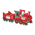 thumbnail image 1 of Christmas Gift Train Decoration – Gingerbread Santa Train with Storage Compartments, Holiday Candy Holder & Decorative Centerpiece for Tree, Mantel, Table Display, 1 of 5
