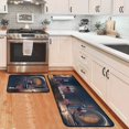 thumbnail image 1 of Christmas Gift Wine Kitchen Rugs and Mats Non Skid Washable Absorbent Microfiber Kitchen Mat for Floor Anti Fatigue Kitchen Mat Set of 2 Wine Kitchen Decor Stain Resistant7 x47.2+17"x23.6", 1 of 6