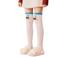 thumbnail image 1 of Christmas Gift Womens Knee High Fitness Thigh High Stockings for Women Soft Winter Women's Compression Socks White, 1 of 4
