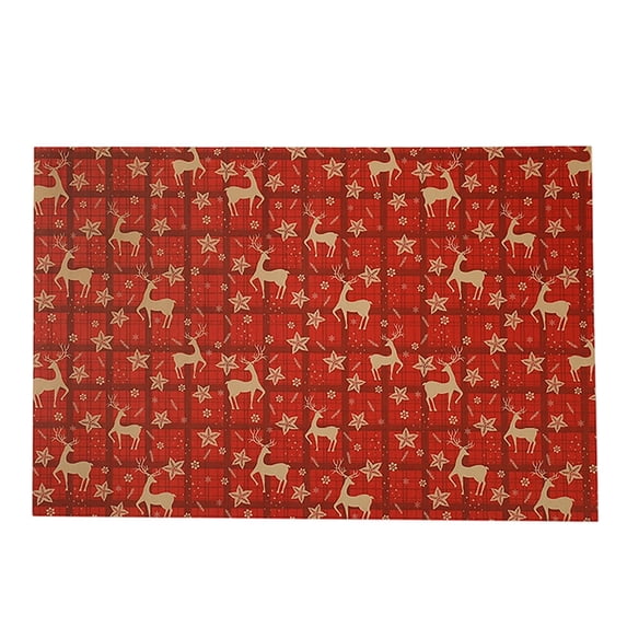 Christmas Gift Wrapping Paper, 5 Pcs Vintage Snow Flower Wrapping Paper Sheet, Winter Decorative Wrap Cover for Xmas Gifts, 29*19.7inch