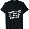 thumbnail image 1 of Christmas Gift for Math Teacher - a Fraction Of Gingerbread Cookie & Santa Hat Design Multi Size Black Womens T-Shirt Black 4XL, 1 of 5